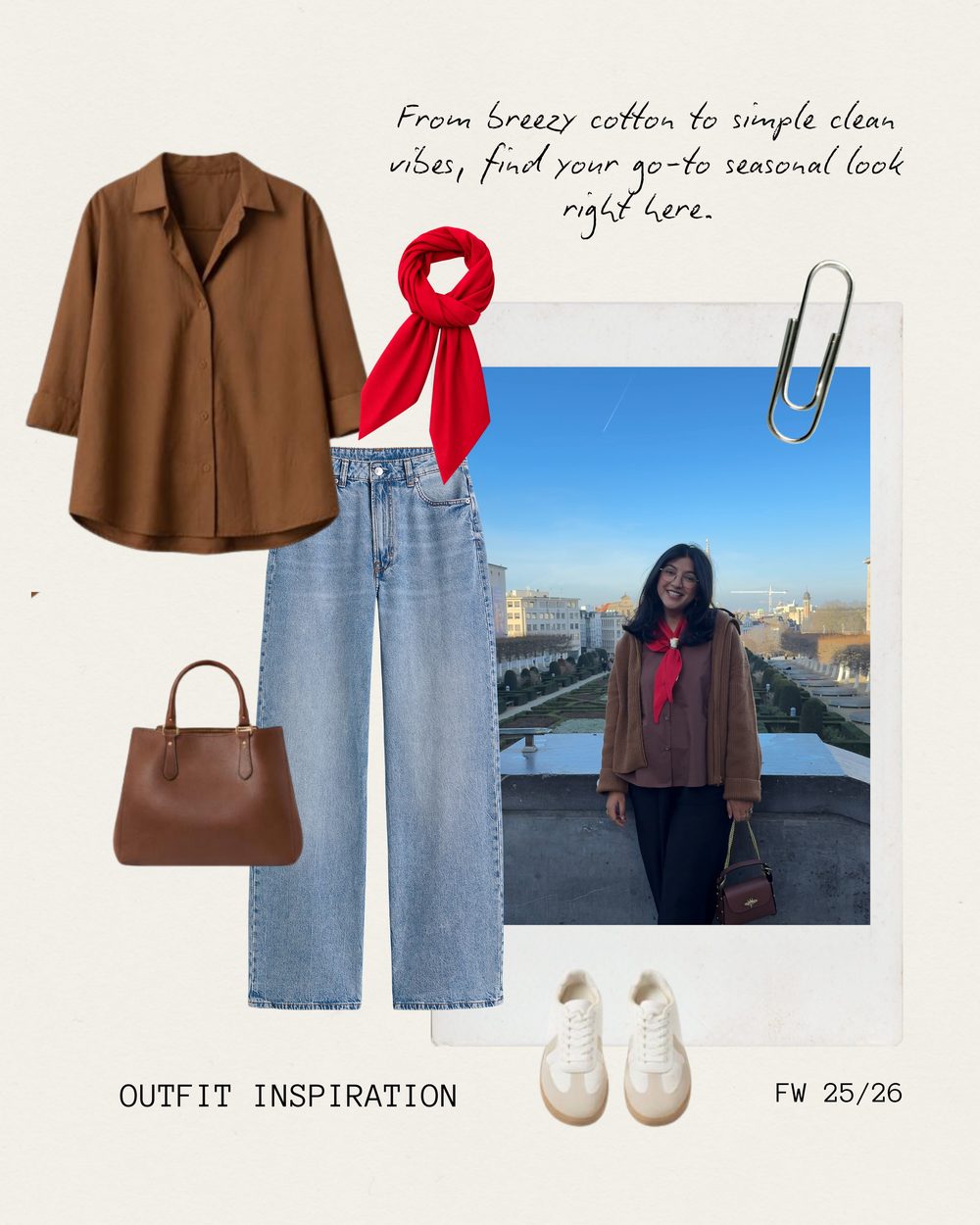 Outfit inspiration moodboard, FW 25/26